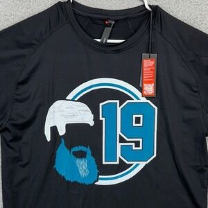 Loogaroo Men Seamfinity Tee Large Black Graphic Short Sleeve Tee Nylon Blend NEW